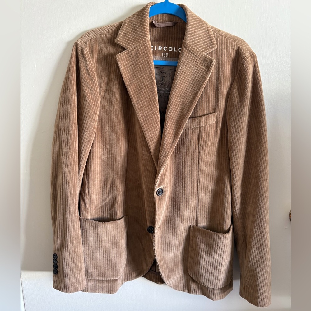 Men's Brown Corduroy Blazer